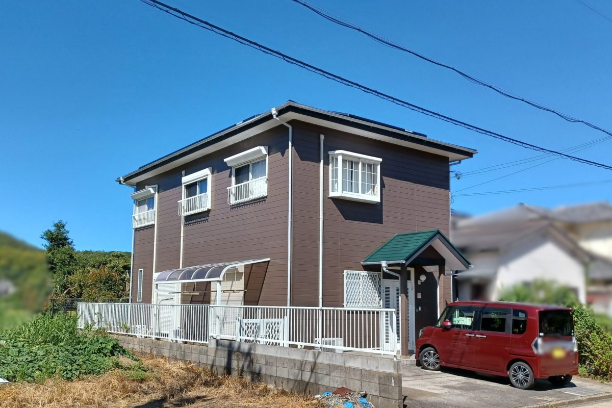 住宅塗装｜高耐候＆遮熱塗料で安心・快適、アイアンバーグ×グリーン