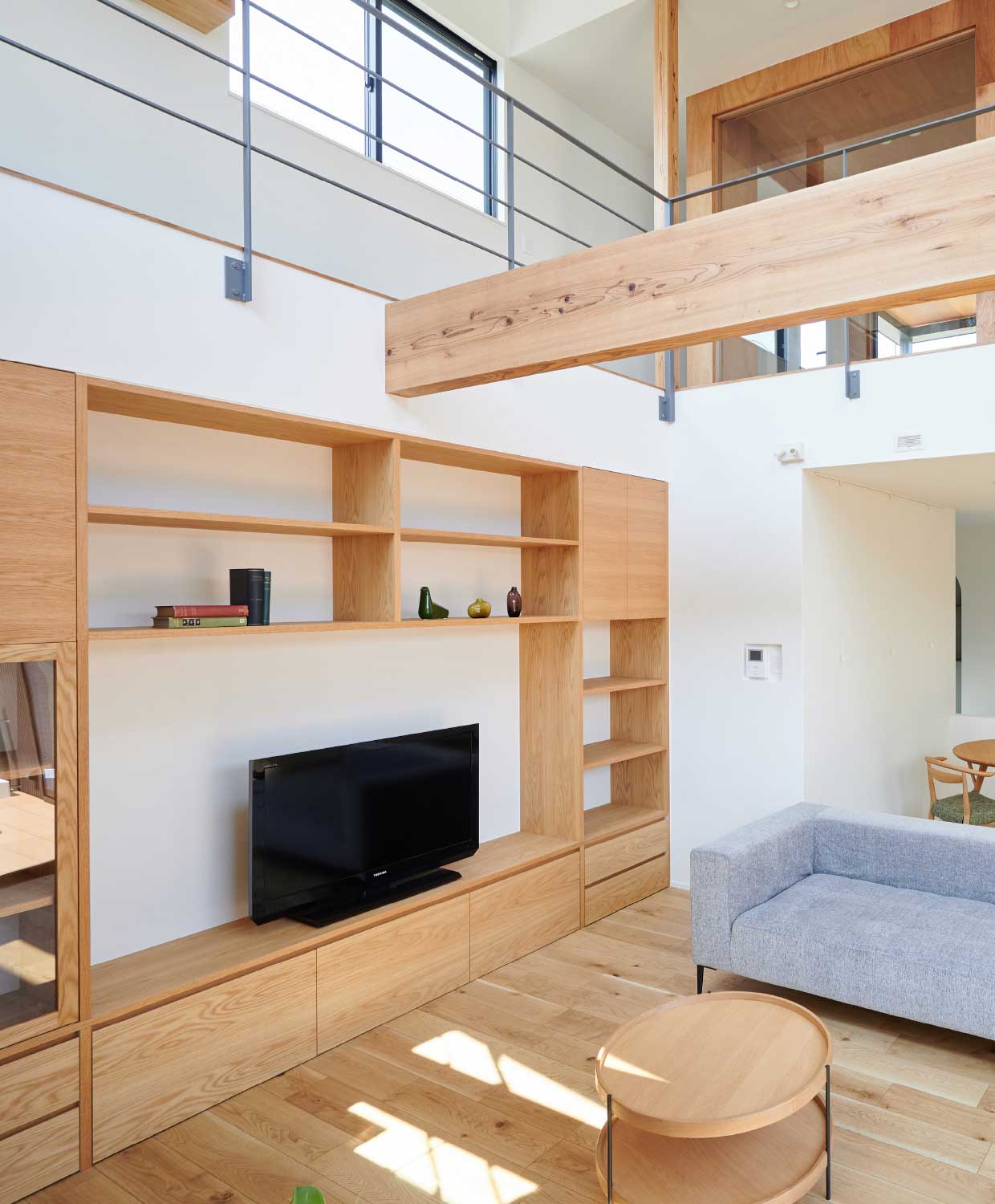 壁面収納×テレビボード