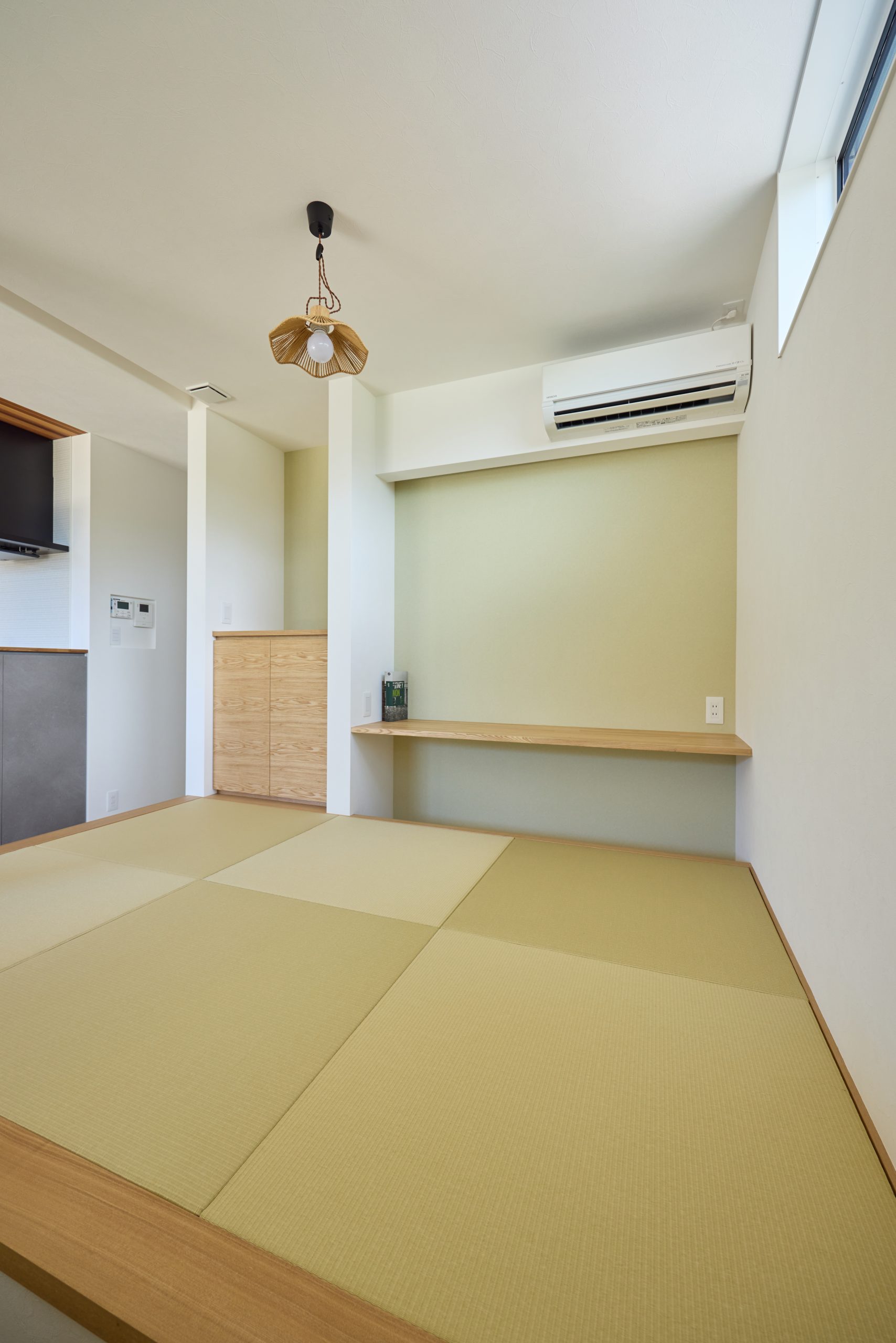 新緑カラーの畳スペース