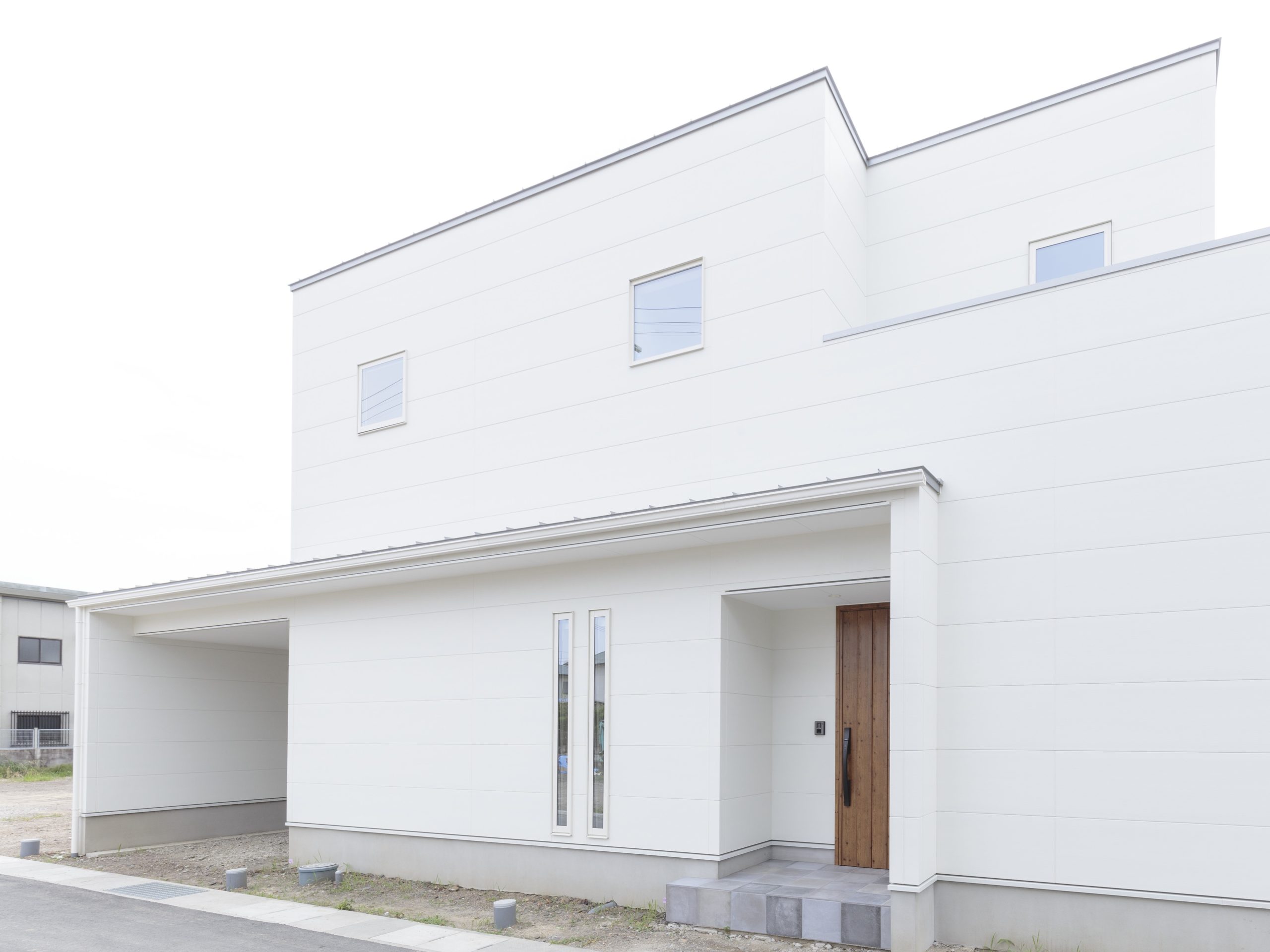 オールホワイトな邸宅