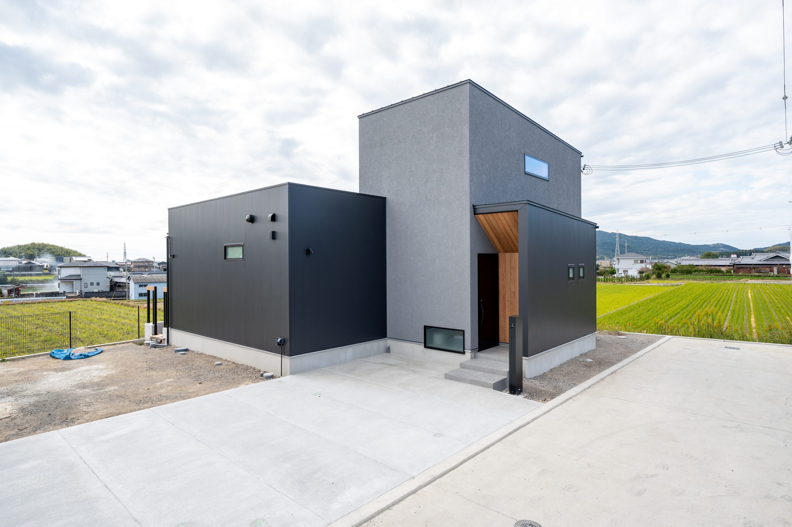 箱型モダンの注文住宅